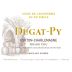 Dugat-Py Corton-Charlemagne Grand Cru Vieilles Vignes 2021 Front Label