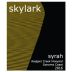 Skylark Rodgers Creek Syrah 2016 Front Label