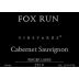 Fox Run Vineyards Cabernet Sauvignon 2016 Front Label