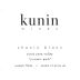 Kunin Natural Chenin Blanc 2019 Front Label