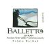 Balletto Winery Syrah 2009 Front Label