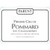 Domaine Parent Pommard Les Chaponnieres Premier Cru 2020 Front Label