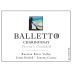 Balletto Winery Teresa's Unoaked Chardonnay 2019 Front Label