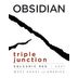 Obsidian Triple Junction Volcanic Red Wine 2021 Front Label