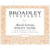 Broadley Marcile Lorraine Pinot Noir 2008 Front Label