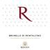Agricola Ridolfi R Brunello di Montalcino 2019 Front Label