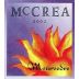 McCrea Mourvedre 2002 Front Label