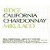 Ridge Mikulaco Chardonnay 2009 Front Label