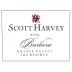 Scott Harvey J and S Reserve Barbera 2019 Front Label