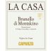 Caparzo Brunello di Montalcino Vigna La Casa 2021 Front Label