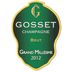 Gosset Grand Millesime Brut 2012 Front Label