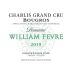 William Fevre Chablis Bougros Grand Cru 2019 Front Label