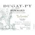 Dugat-Py Pommard La Levriere Vieilles Vignes 2018 Front Label