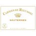 Chateau Rieussec Carmes de Rieussec Sauternes (375ML half-bottle) 2018 Front Label
