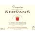 Domaine de Servans Cotes du Rhone 2015 Front Label