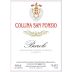 Collina San Ponzio Barolo 2017 Front Label