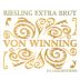 Von Winning Riesling Extra Brut Sekt Front Label