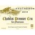 Alain Gautheron Chablis Les Fourneaux Premier Cru 2018 Front Label
