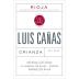 Bodegas Luis Canas Crianza 2018 Front Label