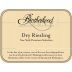 Brotherhood Dry Riesling 2017 Front Label