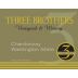 Three Brothers Vineyard and Winery Chardonnay 2015 Front Label