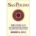 San Polino Brunello di Montalcino Riserva 2012 Front Label