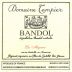 Domaine Tempier Bandol La Migoua Rouge (1.5 Liter Magnum) 2019 Front Label