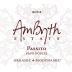 Ambyth Estate Passito 2012 Front Label