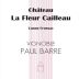Vignobles Paul Barre Chateau La Fleur Cailleau 2014 Front Label