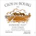 Domaine Huet Clos du Bourg Sec 2022 Front Label