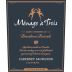Menage a Trois Bourbon Barrel Cabernet Sauvignon 2020 Front Label