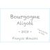Domaine Francois Mikulski Bourgogne Aligote 2018 Front Label