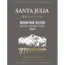 Santa Julia Reserva Mountain Blend 2018 Front Label