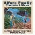 Alfaro Family Estate Pinot Noir 2017 Front Label