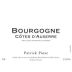 Patrick Piuze Bourgogne Cotes d'Auxerre Blanc 2018 Front Label