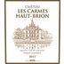 Chateau Les Carmes Haut-Brion 2015 Front Label