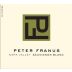Peter Franus Sauvignon Blanc 2019 Front Label