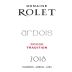 Domaine Rolet Arbois Rouge Tradition 2018 Front Label