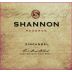 Shannon Reserve Two Bud Block Zinfandel 2014 Front Label