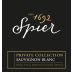 Spier Private Collection Sauvignon Blanc 2016 Front Label