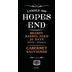 Hopes End Brandy Barrel Aged Cabernet Sauvignon 2018 Front Label