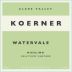 Koerner Watervale Riesling 2020 Front Label