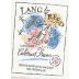 Lang & Reed Cabernet Franc 2017 Front Label