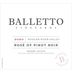 Balletto Winery Rose of Pinot Noir 2020 Front Label