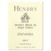 Hendry Block 28 Zinfandel 2017 Front Label