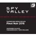 Spy Valley Southern Valleys Pinot Noir 2016 Front Label