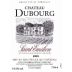 Chateau Dubourg 2015 Front Label