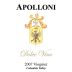 Apolloni Vineyards Dolce Vino Viognier 2007 Front Label