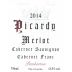 Picardy Pemberton Merlot-Cabernet Sauvignon-Cabernet Franc 2014 Front Label