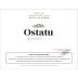 Ostatu Rioja Blanco 2018 Front Label